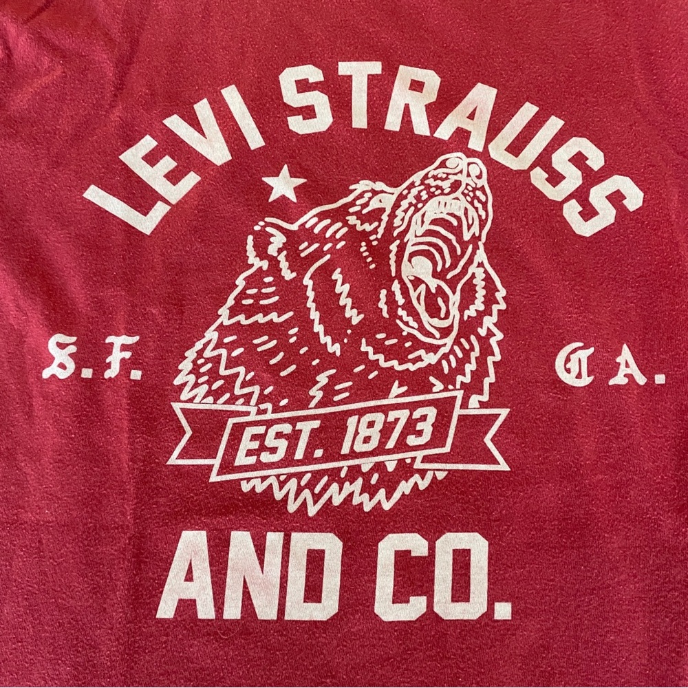 Levi Strauss Red Bear Cali Tee - Picture 4 of 11